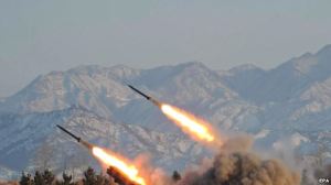 Lanzamiento de misiles por parte de Corea del Norte